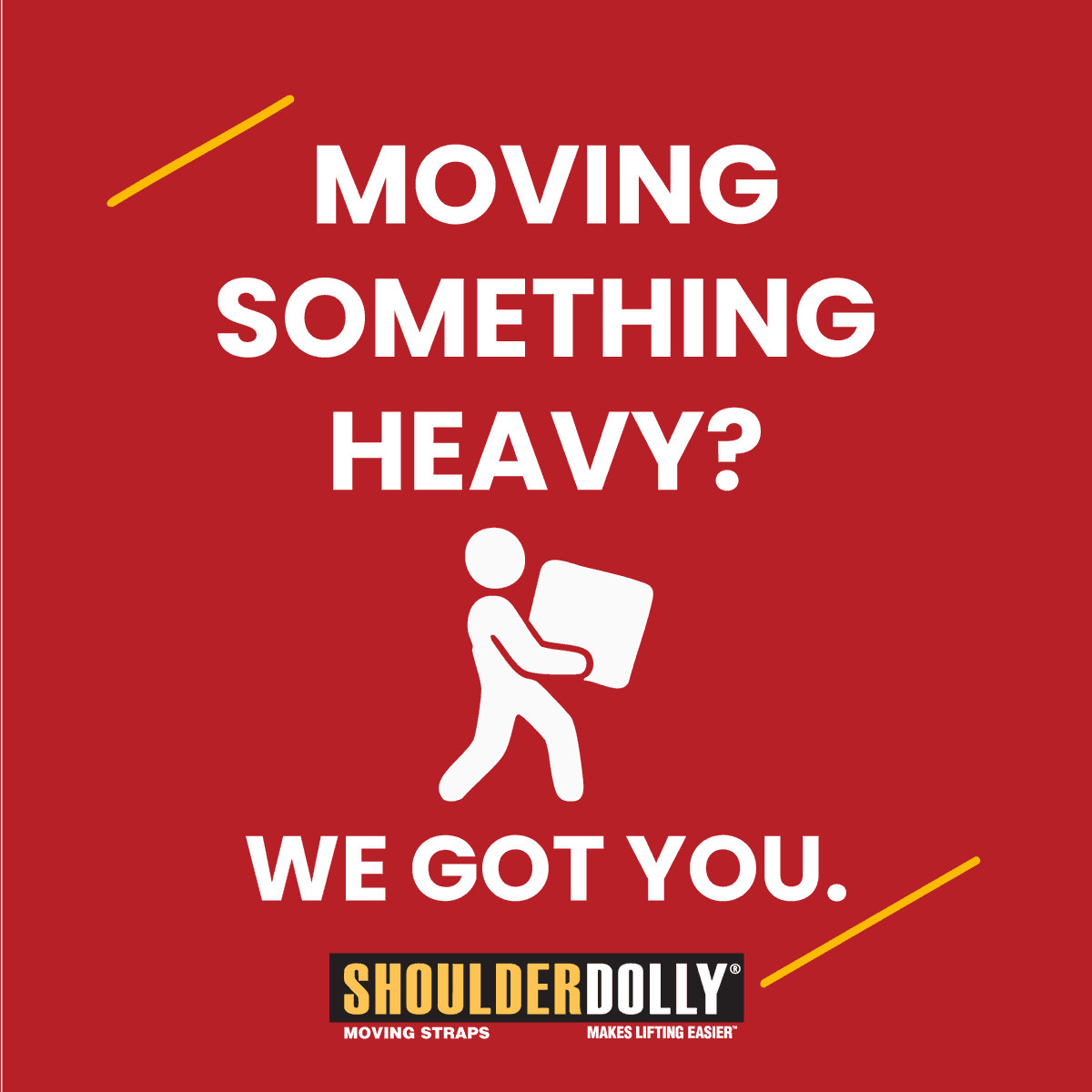 ShoulderDolly® Moving Straps tweet media