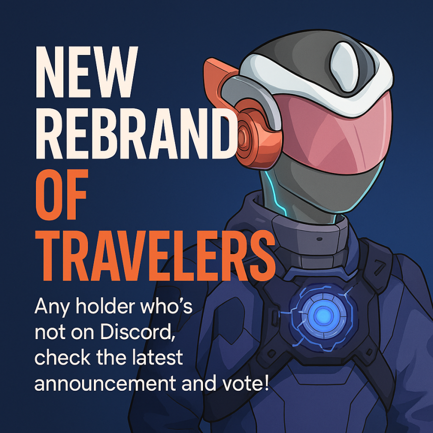 Big news, Travelers!

A fresh stage is incoming: Holders check the latest Discord announcement for all the details. 

Everyone’s invited to be part of what’s next! 🌍🧭