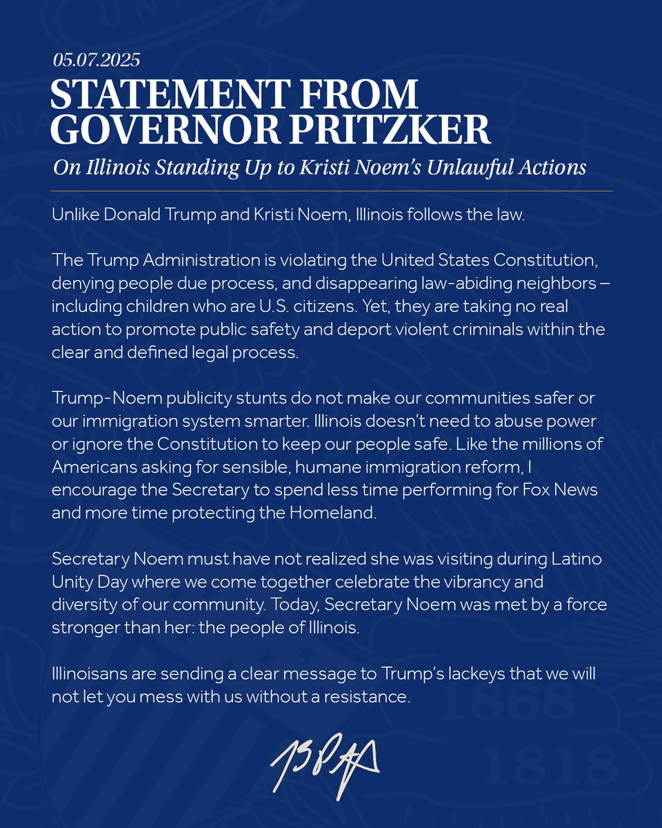 Governor JB Pritzker (@govpritzker) on Twitter photo 