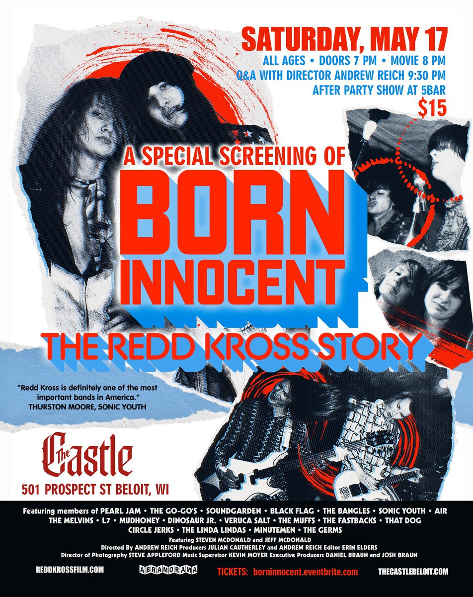 Hope to see some of your beautiful faces in Beloit, Wisconsin next Saturday for a special screening of Born Innocent followed by a Q&amp;A with director Andrew Reich! 

eventbrite.com/e/born-innocen…