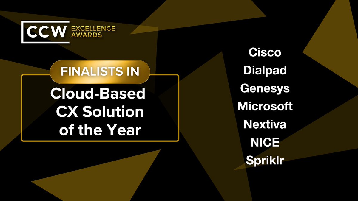 ✨Thrilled to be in the running! <a href="/dialpad/">Dialpad</a> is honored to be recognized by <a href="/CustContactWeek/">Customer Contact Week</a> as one of the #CCWAwards finalists in the Cloud-Based CX Solution of the Year category. The final results roll in on June 10, stay with us for updates! Find out more: bit.ly/43jP9rA