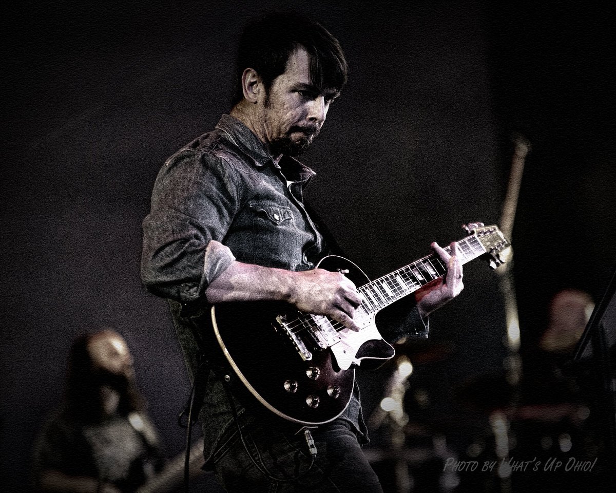 Guitarist Trevor Matthews of Ravenwood. Canton Palace Theatre January 7th, 2023.