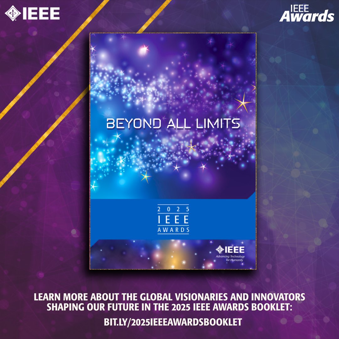 IEEE Awards (@ieeeawards) on Twitter photo Meet the visionaries shaping tomorrow. The 2025 <a href="/IEEEAwards/">IEEE Awards</a> Booklet spotlights groundbreaking #innovators who are not only redefining #technology but also transforming how we live, work, and connect. Explore their inspiring stories now: bit.ly/2025IEEEAwards… #IEEEAwards2025 Meet the visionaries shaping tomorrow. The 2025 <a href="/IEEEAwards/">IEEE Awards</a> Booklet spotlights groundbreaking #innovators who are not only redefining #technology but also transforming how we live, work, and connect. Explore their inspiring stories now: bit.ly/2025IEEEAwards… #IEEEAwards2025
