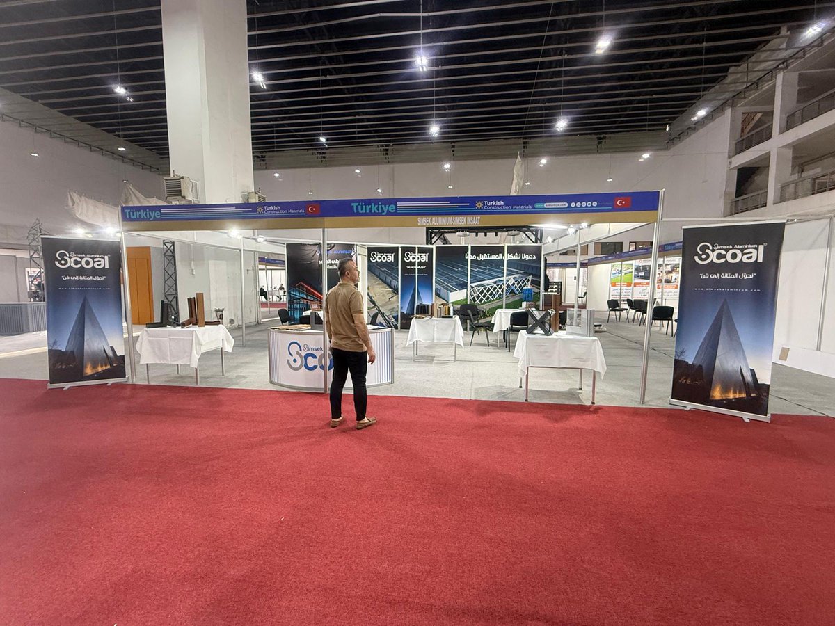 Global Pazarda kalitesiyle adından söz ettiren Şimşek Alüminyum, SCOAL markası altında dünya çapında projelere değer katıyor. SURİYE /ŞAM  YAPI- İNŞAAT MALZEMELERİ VE ENERJİ FUARI'nda sizleri standımızda ağırlamaktan memnuniyet duyacağız! #scoal #simsekaluminyum