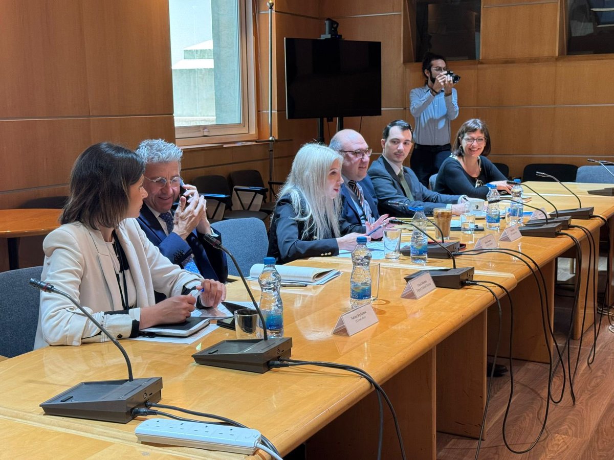 UKinCyprus's tweet photo. UK 🇬🇧 and Republic of Cyprus 🇨🇾 senior officials met in Nicosia this week to review delivery on our Strategic Dialogue commitments. Significant progress made this year to enhance cooperation, particularly on foreign policy, defence &amp; security, and law enforcement #UKCYties https://t.co/i2Oa3OUCSP
