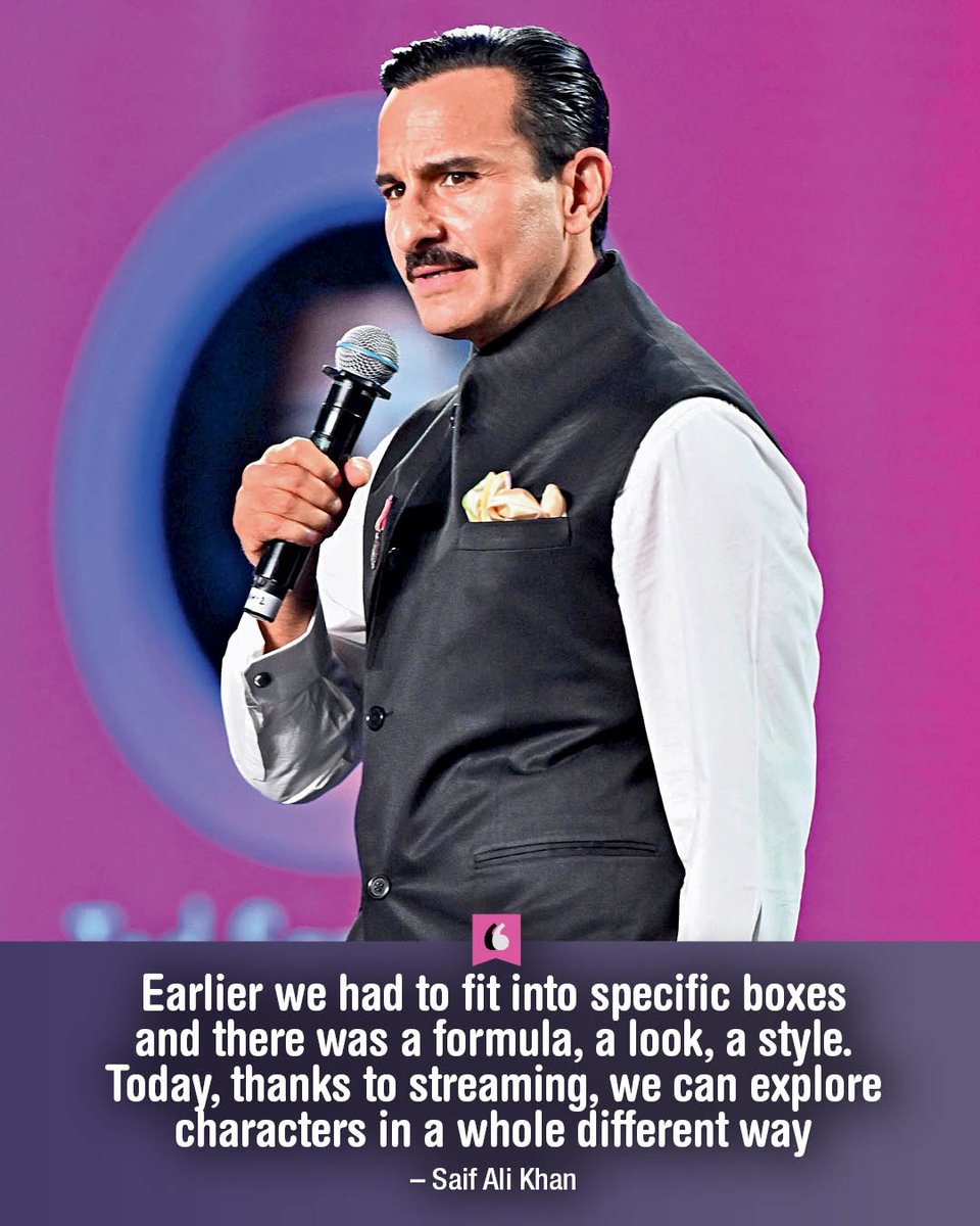 bombaytimes's tweet photo. What’s stopping Indian films from going global? At the #WAVESummit, #SaifAliKhan and #Netflix’s #TedSarandos share fresh ideas and hope for a big breakthrough https://t.co/CJRT9s20nz