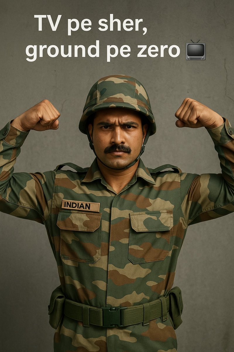 zorro_slow's tweet image. India: War chalu ki!"🤡
Pakistan: TV par shikar, ground pe picnic, yeh hai tumhara strategy!
#WeStandwithPakArmy
#MyArmyPakArmy
#PickaSide