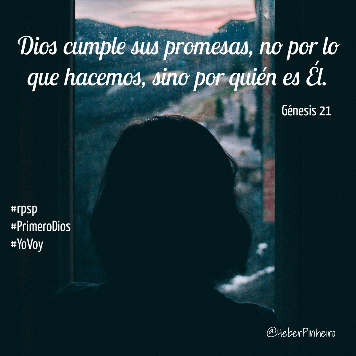 Ge21 Dios se tomó un buen tiempo (25 años) para cumplir con su promesa a Abraham; pero el Señor siempre cumple lo que dice. La promesa de un hijo no se cumplió porque Abraham fuese un hombre perfecto, sino porque Dios es perfecto y es fiel a su Palabra #rpsp #PrimeroDios #YoVoy