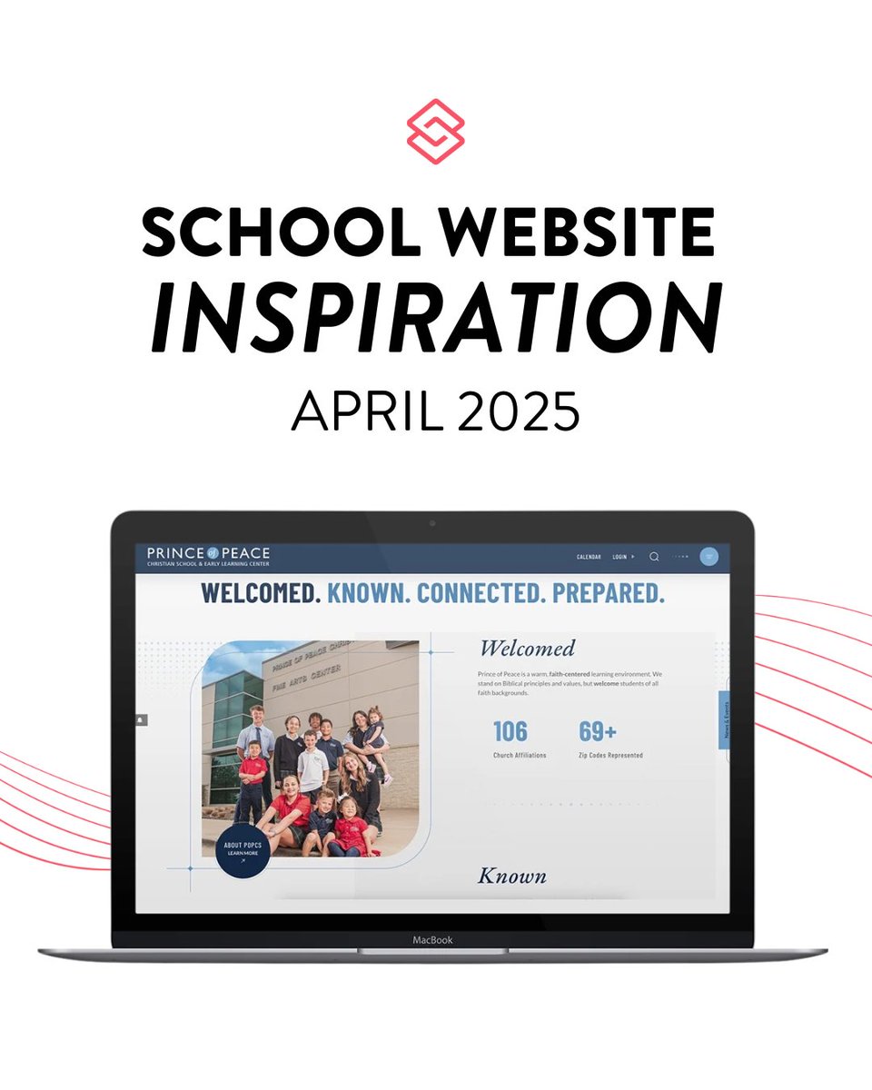 April showers bring... amazing new school websites!! Did we get that right? ☔️ Find inspiration from these stand-out sites that launched last month with Finalsite.

Private Schools → bit.ly/44pFDnV 
School Districts → bit.ly/3ROBrGP