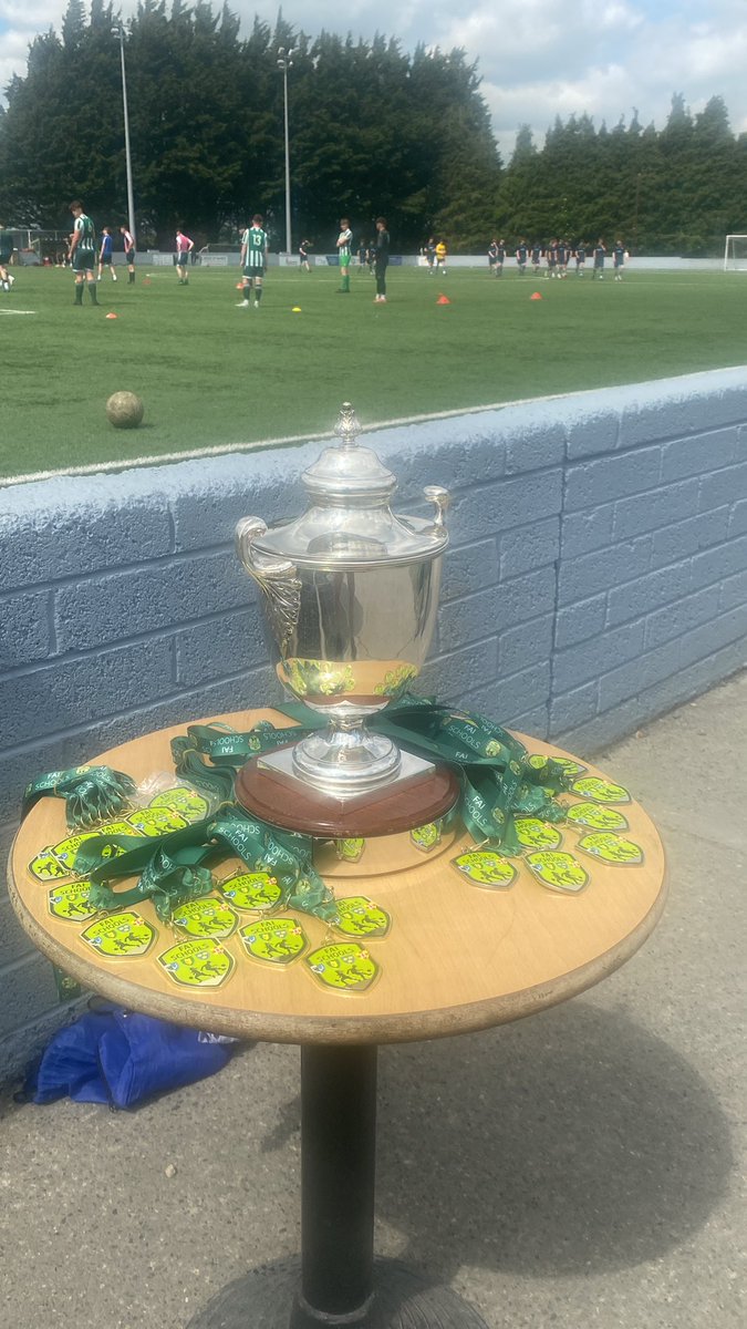 EannaTech's tweet photo. St. Gerard’s of Bray v Blessington C.C in the Joe McGrath Senior Memorial Trophy. #leinsterfaischools https://t.co/nIxL3ITxPV