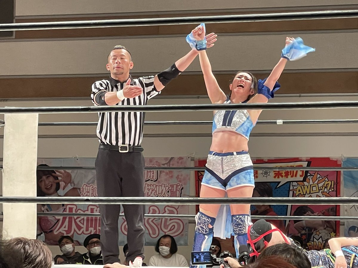 HEROCLUB2's tweet photo. そして試合後、リコピンがさくら🌸ちゃんの持つKINGベルトへ挑戦表明💥
早くもアクトレス5 🖐️同士の激突に嬉しいやら悲しいやら🙃
#福永莉子
#KINGofRING https://t.co/gsMwIZDkoi