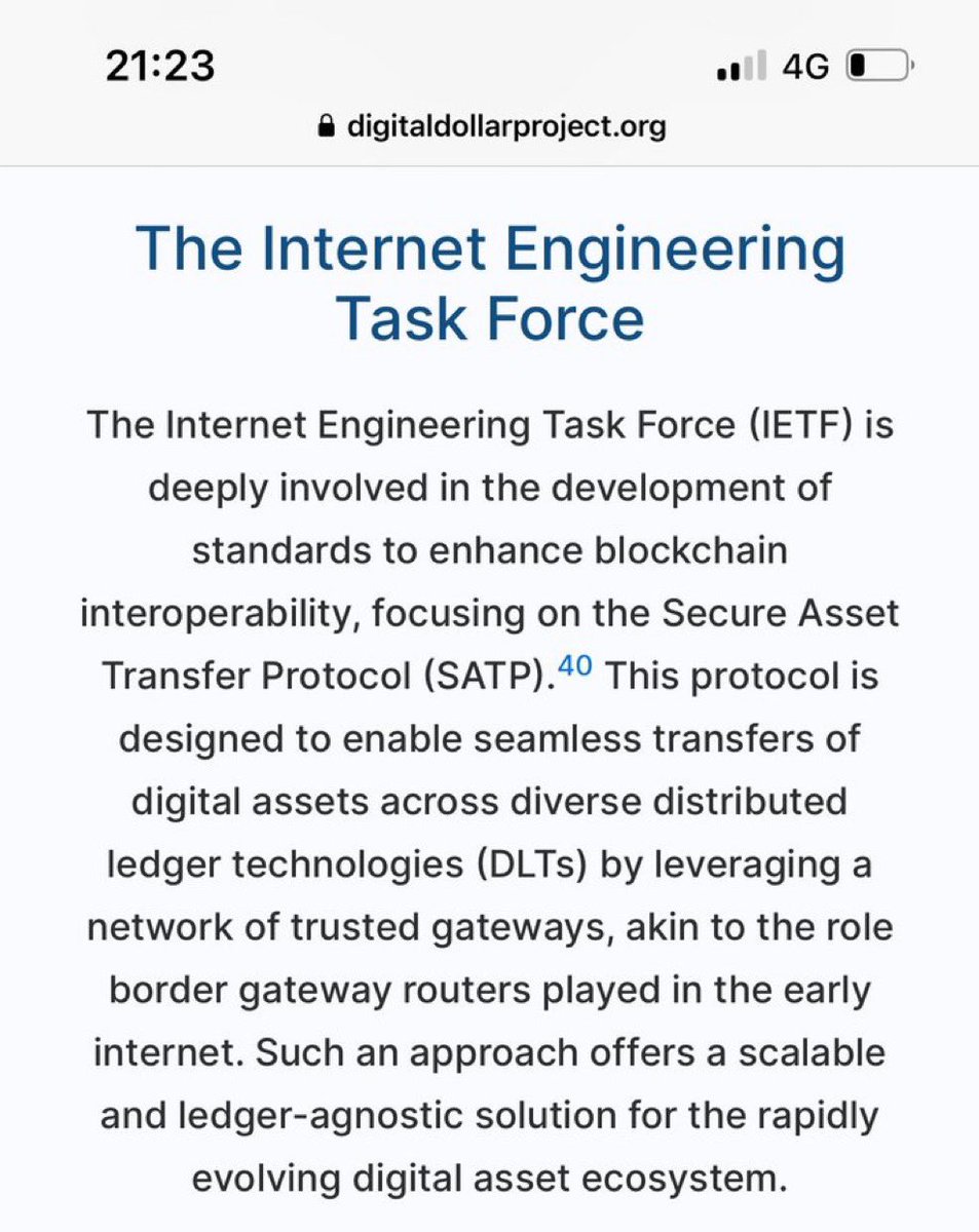 Digital dollar project ❤️ SATP

$QNT