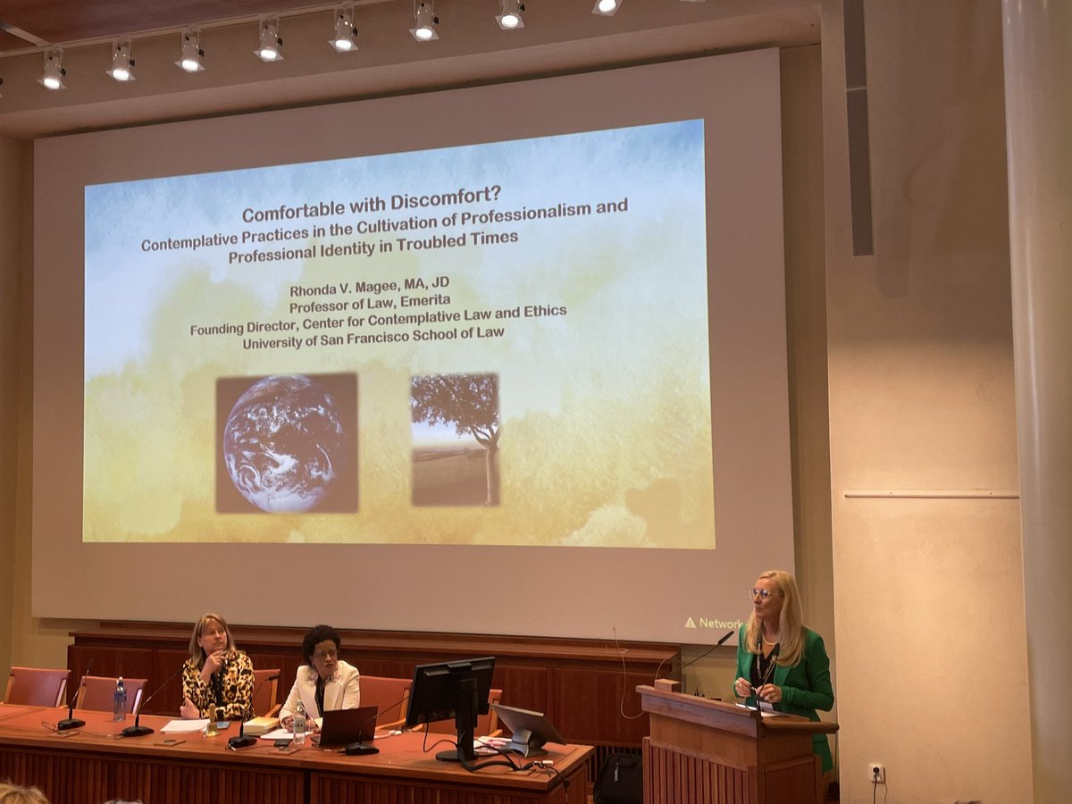 Mehrnoush Khoshnevis (@dr_khoshnevis) on Twitter photo This afternoon’s plenary, introduced by <a href="/AtkinsonAdelle/">Adelle Atkinson</a> explores the theme of professionalism.
Are you comfortable with discomfort?
Together, we’re guided through these compelling questions by <a href="/RhondaVMagee/">Rhonda V Magee</a> <a href="/maxinemawhinney/">maxine mawhinney</a>
<a href="/karolinskainst/">Karolinska Institutet</a> #MedEd #MedEdontheEdge This afternoon’s plenary, introduced by <a href="/AtkinsonAdelle/">Adelle Atkinson</a> explores the theme of professionalism.
Are you comfortable with discomfort?
Together, we’re guided through these compelling questions by <a href="/RhondaVMagee/">Rhonda V Magee</a> <a href="/maxinemawhinney/">maxine mawhinney</a>
<a href="/karolinskainst/">Karolinska Institutet</a> #MedEd #MedEdontheEdge