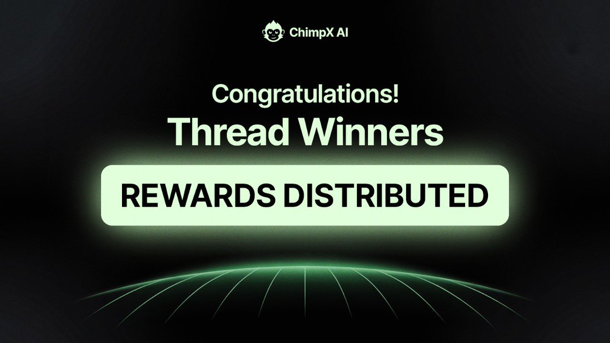 ChimpX AI ✨ (@chimpxai) on Twitter photo 🎉 Thread Contest Winners Announcement! 🏆
The <a href="/ChimpxAI/">ChimpX AI ✨</a> × @HyderabadDAO Thread Contest has wrapped up — and the community brought the heat! 🔥🧵
A massive shoutout to everyone who participated! After reviewing some stellar threads, here are our winners:
🏅<a href="/oxnagus/">NAGUS | SIGN🧡</a> 🎉 Thread Contest Winners Announcement! 🏆
The <a href="/ChimpxAI/">ChimpX AI ✨</a> × @HyderabadDAO Thread Contest has wrapped up — and the community brought the heat! 🔥🧵
A massive shoutout to everyone who participated! After reviewing some stellar threads, here are our winners:
🏅<a href="/oxnagus/">NAGUS | SIGN🧡</a>