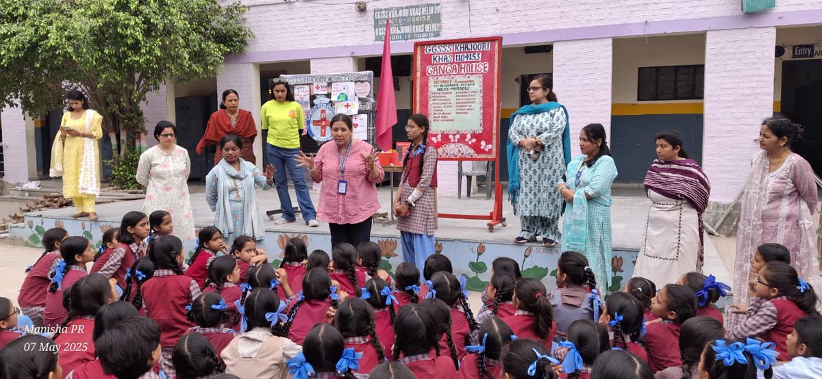 <a href="/_NSSIndia/">NSS India</a> unit of GGSSS Khajoori Khas, Delhi conducted a Civil Defence Mock Drill Training focused on self-defense and emergency readiness.
#MockDrill 
<a href="/YASMinistry/">YAS Ministry</a>