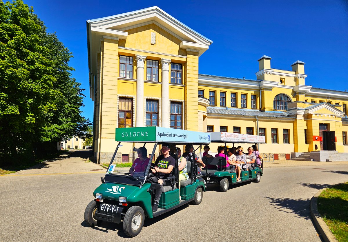 Gulbenes elektrovilcieniņš sāks kursēt 3.jūnijā, aicinot gan vietējos, gan pilsētas viesus doties aizraujošā un izzinošā ceļojumā pa Gulbenes pilsētu. Būs jauns maršruts! visitgulbene.lv/lv/jaunumi/gul…