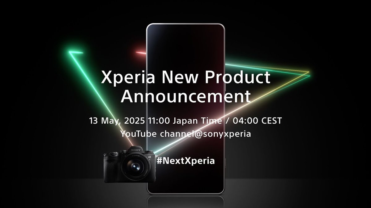 TechHome100's tweet image. Sony Xperia 1 VII launching on 13th May in Japan 🇯🇵 
#Sony #SonyXperia1VII
