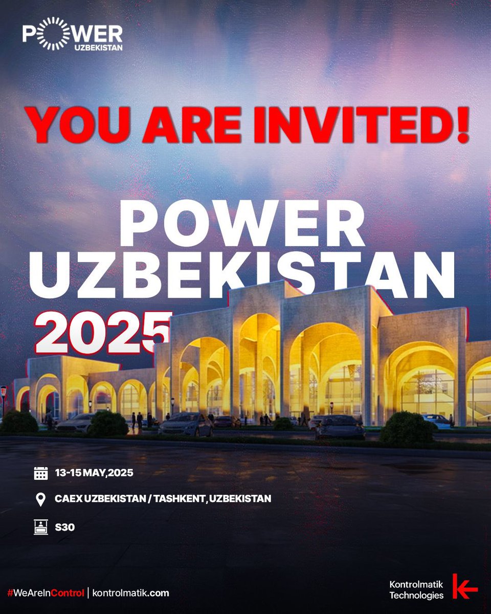 [TR] Power Uzbekistan Fuarı’nda Buluşalım!

📍 CAEX Uzbekistan – Taşkent, Özbekistan
📅 13–15 Mayıs 2025
🏢 Stand No: S30

13–15 Mayıs tarihleri arasında Taşkent’te düzenlenecek Power Uzbekistan 2025 fuarında sizleri standımızda görmekten mutluluk duyacağız!

Yenilikçi