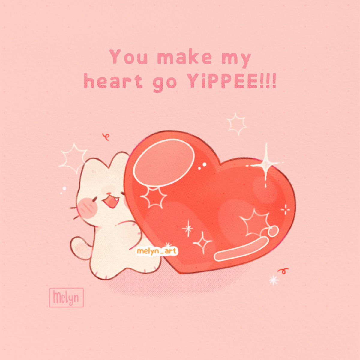 melyn_art's tweet photo. 💖; you make my heart go YIPPEE!!! https://t.co/3KPGqozKbe
