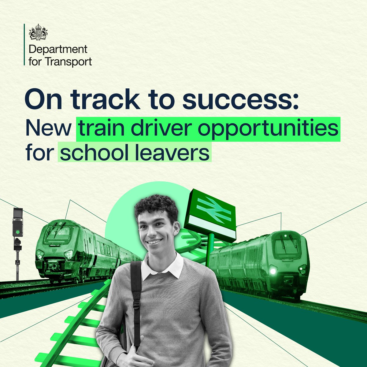 We're lowering the minimum age for train drivers in Great Britain from 20 to 18 years old.

This change will attract fresh talent to build up our rail workforce for the future, improving services by helping to prevent delays and cancellations on the network.