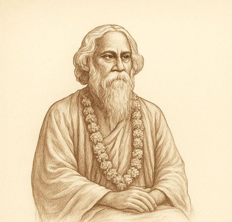 गुरुदेव ने “जन गण मन” राष्ट्रगान की रचना कर भारतवासियों को एकता का संदेश दिया। जन-जन के मन में हैं जो बसे, ऐसे रवींद्रनाथ टैगोर जी को सादर नमन।