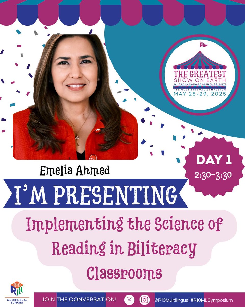 Emelia Ahmed (@emeliaahmed) on Twitter photo  I’m excited to be presenting at the Multilingual Symposium! #MLSymposium #TheGreatestShow <a href="/Region10ESC/">Region 10 ESC</a> <a href="/R10Multilingual/">R10 Multilingual Support Services</a>  I’m excited to be presenting at the Multilingual Symposium! #MLSymposium #TheGreatestShow <a href="/Region10ESC/">Region 10 ESC</a> <a href="/R10Multilingual/">R10 Multilingual Support Services</a>