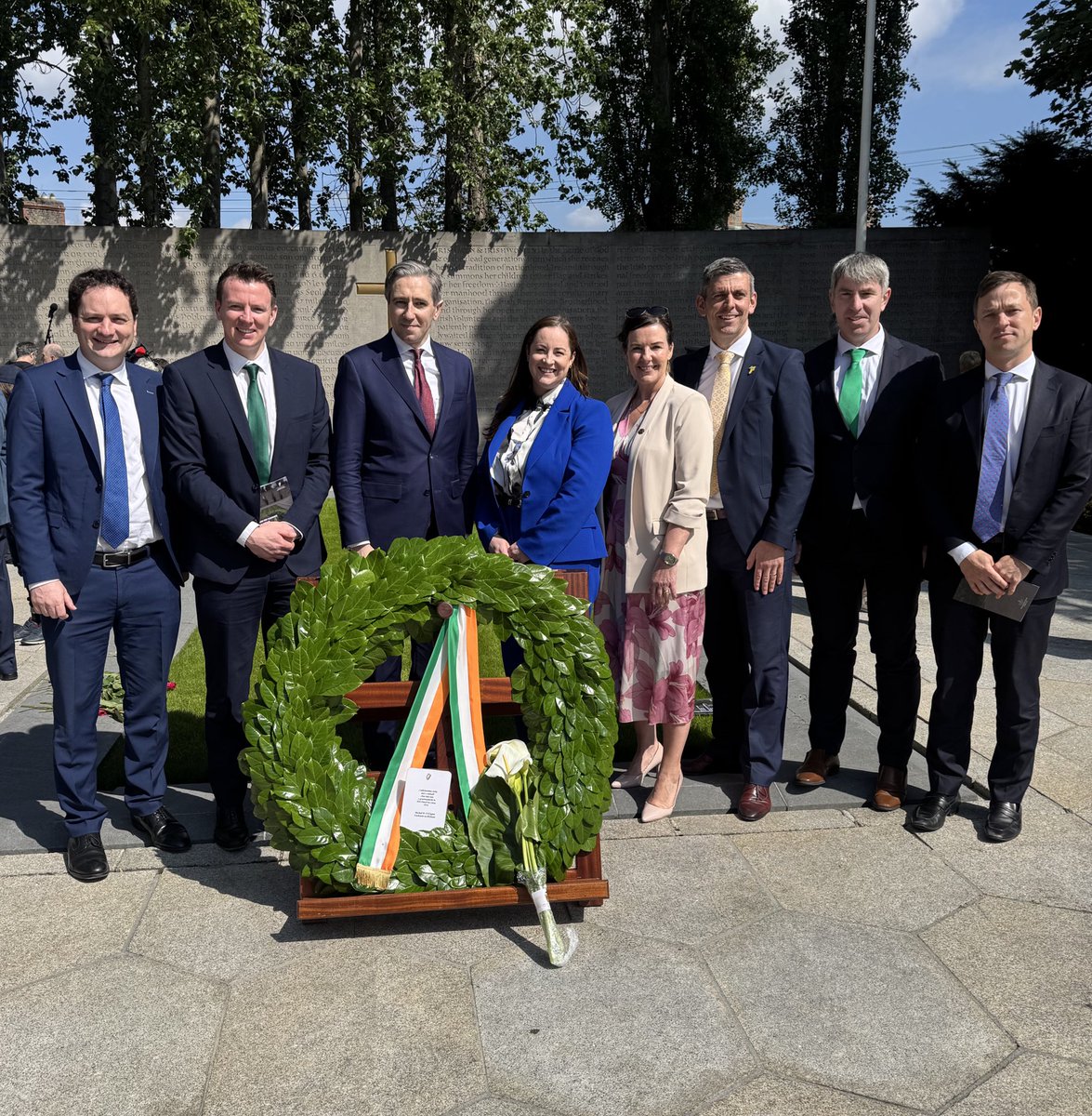 Honoured to attend state commemoration ceremonies in Arbour Hill this morning, remembering the leaders of 1916 and all of those who died for Ireland.