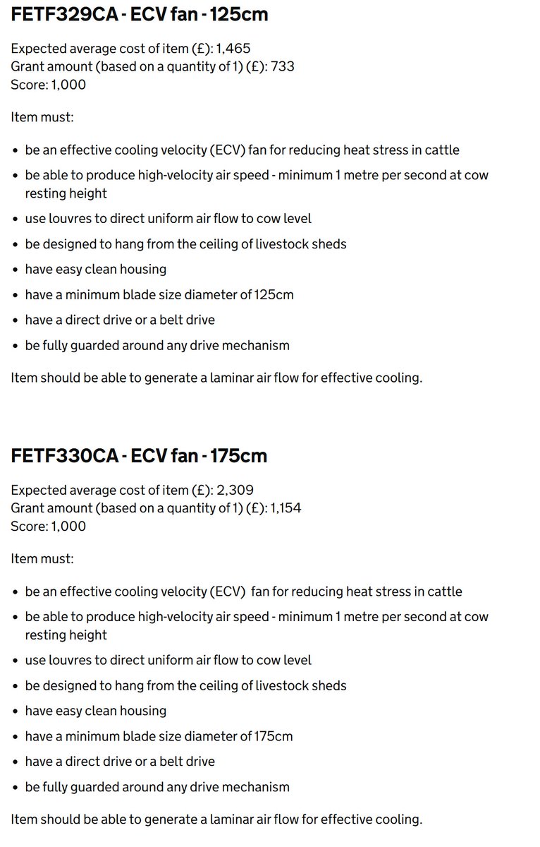 ANNOUNCED TODAY: FETF 2025 launched - apply from 29th May 2025, closes 10th July 2025.   List of products here:  gov.uk/government/pub…
Check out our fans, floor rubber, LED lights etc, all included.