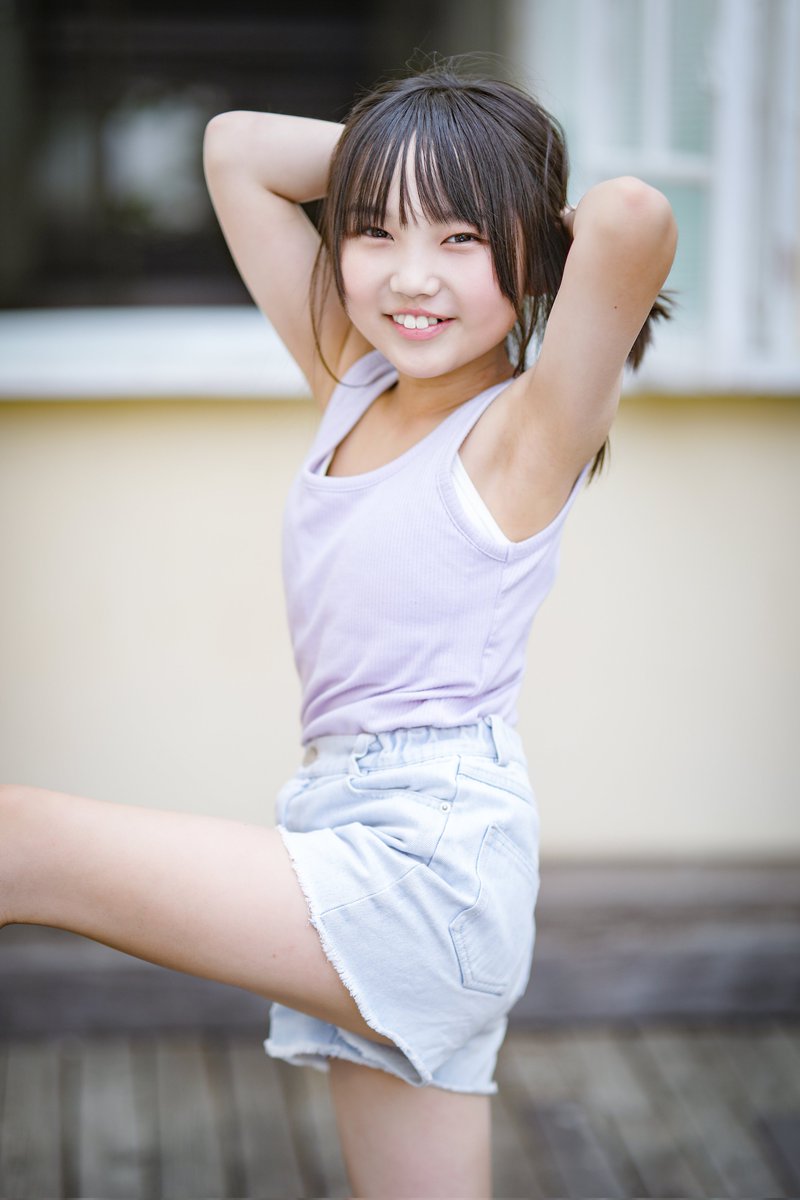 弾ける笑顔にポーズのるーちゃん♫ #TNG撮影会