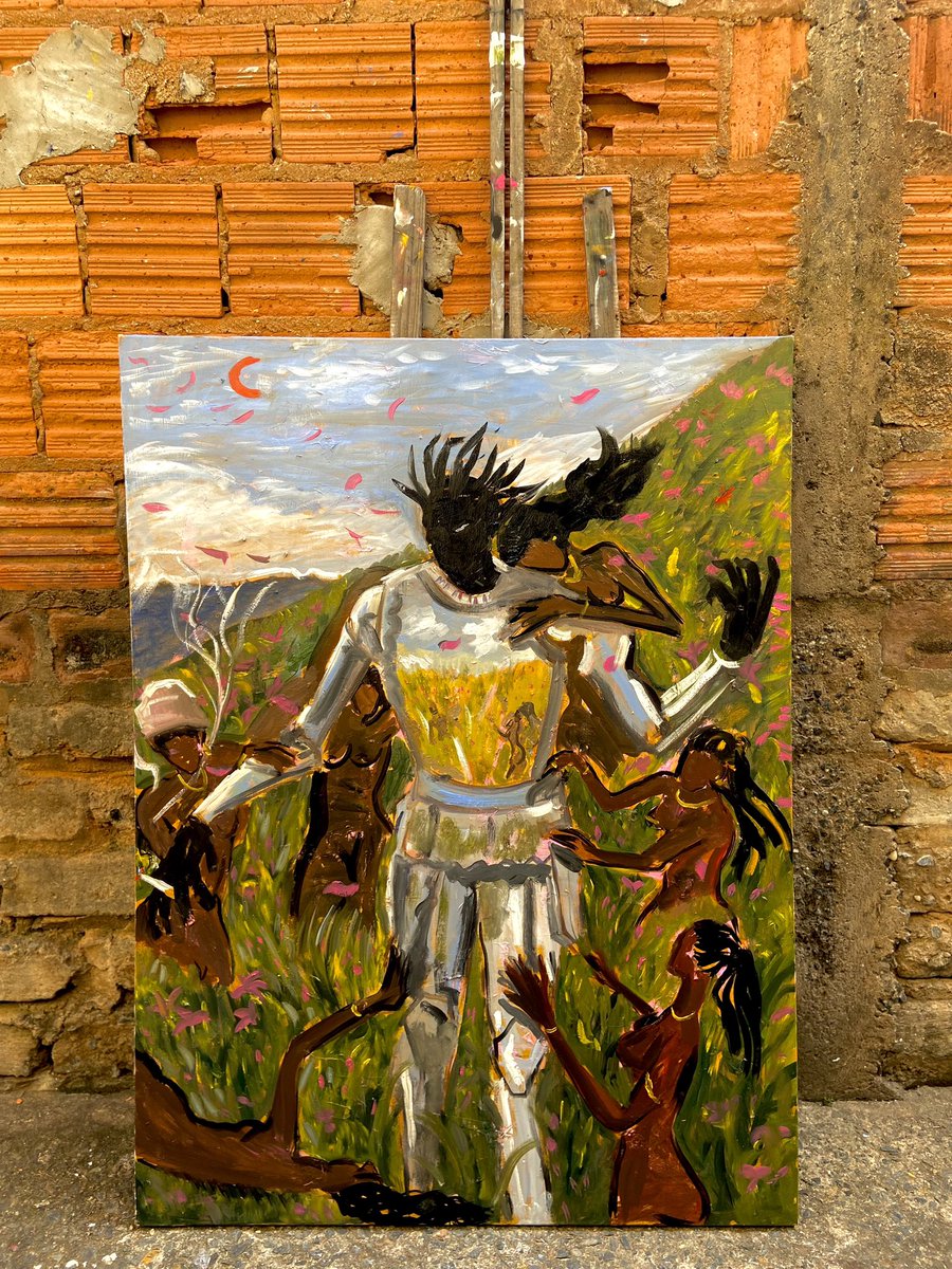 CATECISMO_'s tweet image. Minhas pinturas a óleo,que minha arte vá longe e se torne grande