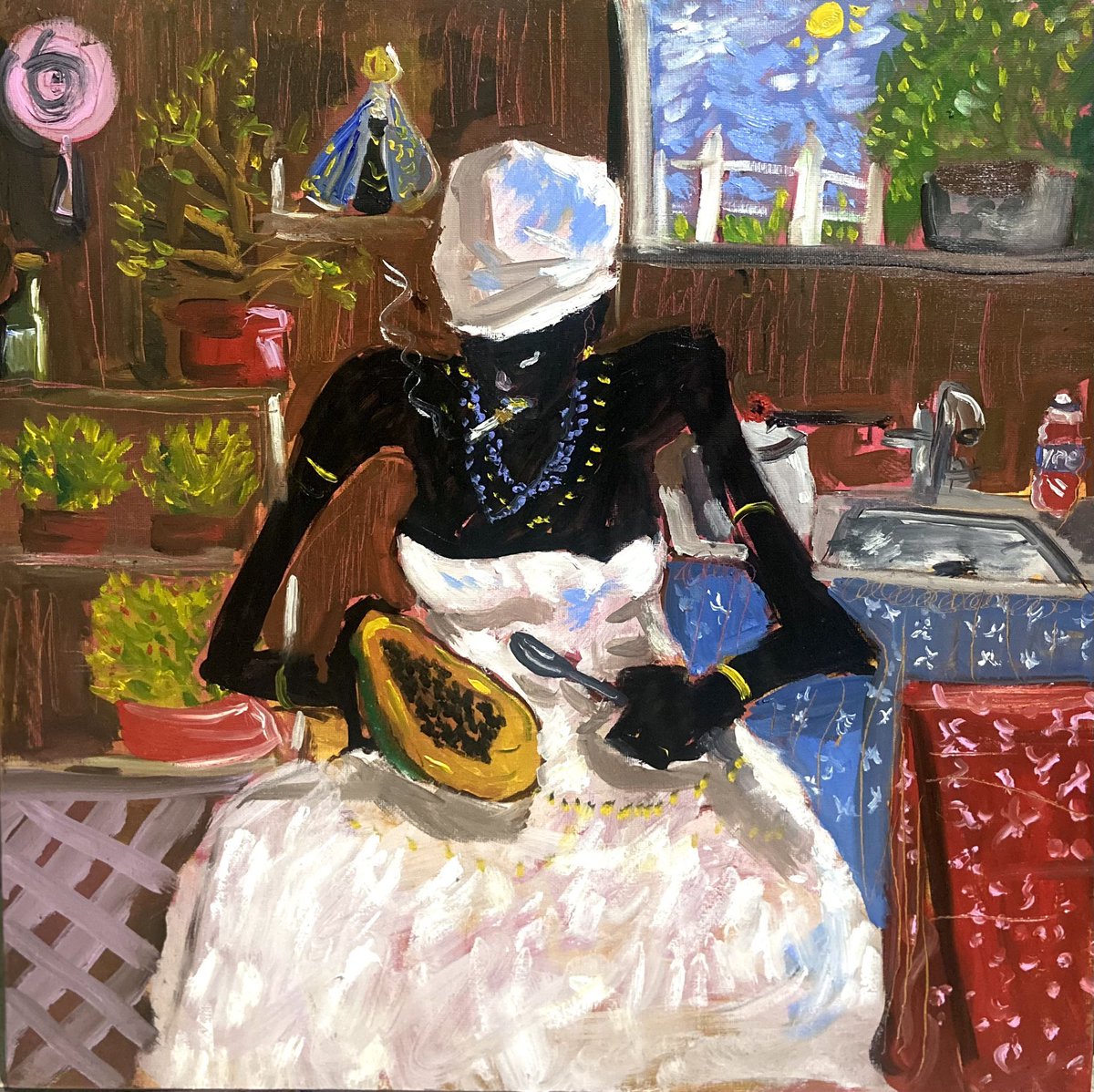 CATECISMO_'s tweet image. Minhas pinturas a óleo,que minha arte vá longe e se torne grande