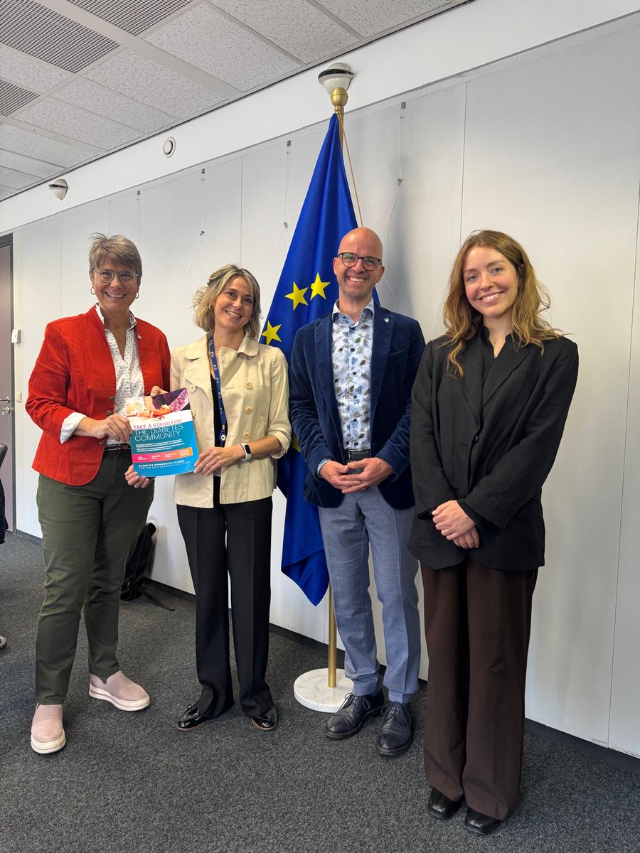 European Diabetes Forum (@eudiabetesforum) on Twitter photo 🤝 Today, together with our Vice-Chair Chantal Mathieu, we had a pleasure of meeting with <a href="/LorenaBoix/">Lorena Boix Alonso</a>, Deputy Director-General of the Directorate-General for Health and Food Safety, and Stefan Craenen, Policy Officer at DG SANTE.
🩵 We discussed the upcoming European 🤝 Today, together with our Vice-Chair Chantal Mathieu, we had a pleasure of meeting with <a href="/LorenaBoix/">Lorena Boix Alonso</a>, Deputy Director-General of the Directorate-General for Health and Food Safety, and Stefan Craenen, Policy Officer at DG SANTE.
🩵 We discussed the upcoming European