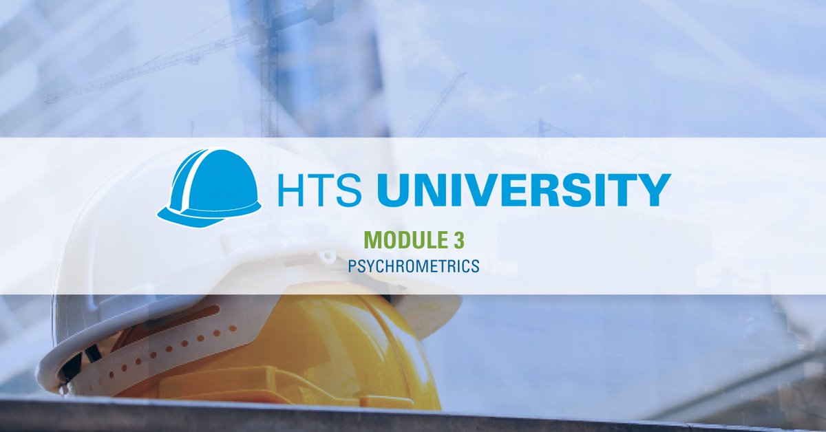 HTS_Engineering's tweet image. TEXAS: Join us tonight at 5:30 p.m. for Module 3 of HTS University! Learn about Psychometrics from the best in the industry. You won&apos;t want to miss it! Contact your HTS representative today to sign up!

#HTS #HVAC #HTSUniversity