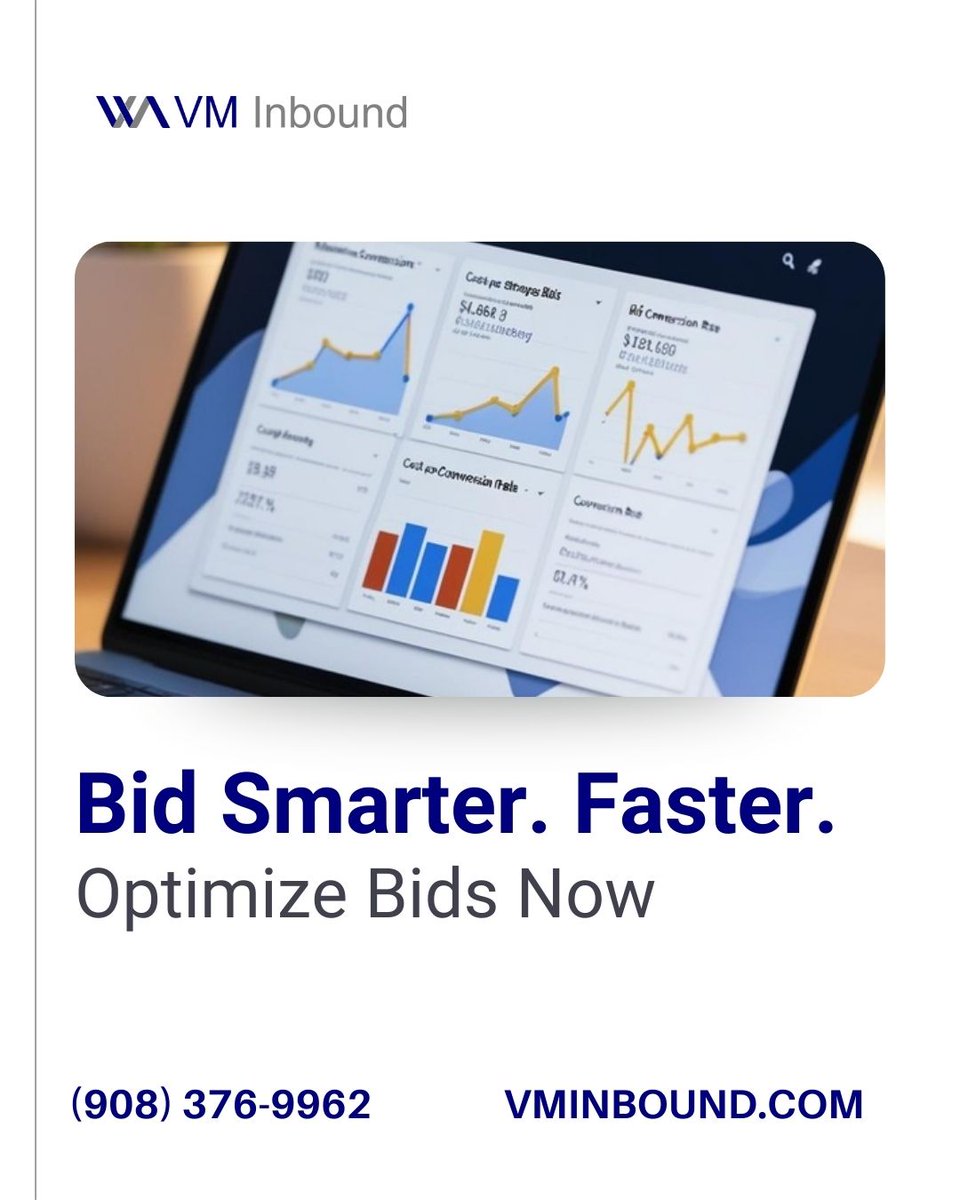 VMinbound's tweet photo. 📊🚀 Say goodbye to guesswork — it’s time to optimize your ad bids like a pro! Boost your ROI and make every dollar count with smarter, faster bidding strategies. 💡💸

🔗 Link in bio for the full story!

#BidSmart #DigitalMarketing #PaidAds #MarketingStrategy #SmallBizGrowth https://t.co/W2oF0Ajccs