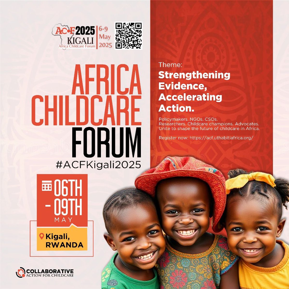 We’re proud to join the African Childcare Forum in Kigali 🇷🇼 — an inspiring space for learning, sharing, and uniting to advance quality childcare across Africa.

As we prepare for the Tanzania Malezi Summit 2025, we return with fresh insights to strengthen childcare systems in 🇹🇿