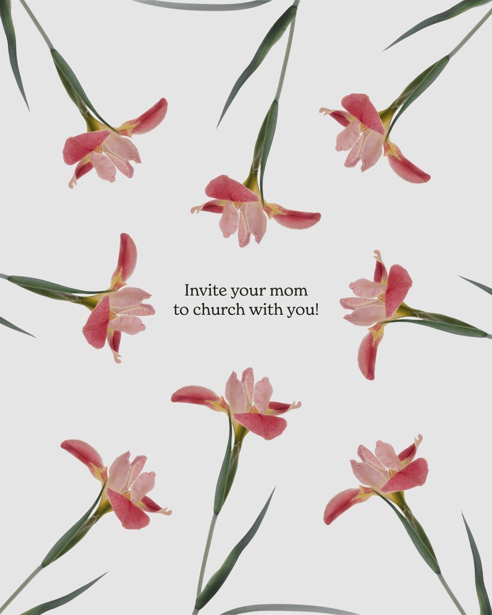 Invite your mom to church this Mother’s Day!

If your mom loves church, come with her — it’ll make her day! 💖

Worship together, grab a photo at the Magic Memories Photo Booth, and then take her to lunch.
It’s the perfect way to celebrate! 🎉