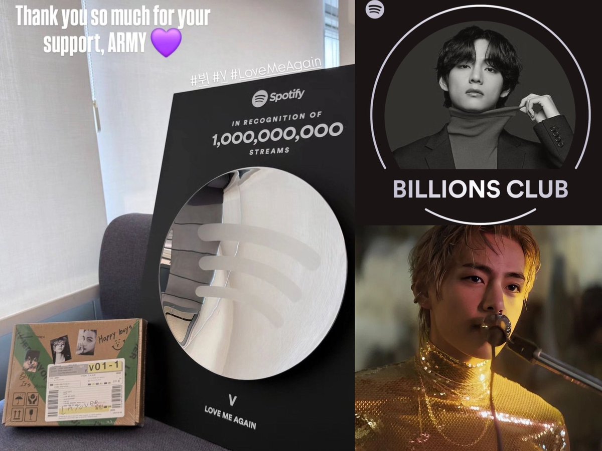 goeskthh's tweet photo. OFICIALMENTE ha llegado la placa de 1B de Love Me Again, esta joya ha recibido su reconocimiento por formar parte del Billions Club😭🔥

CONGRATULATIONS V 
CONGRATULATIONS TAEHYUNG
LOVE ME AGAIN BILLIONS CLUB 
#LoveMeAgain1Billion https://t.co/vlEOLUvvWV