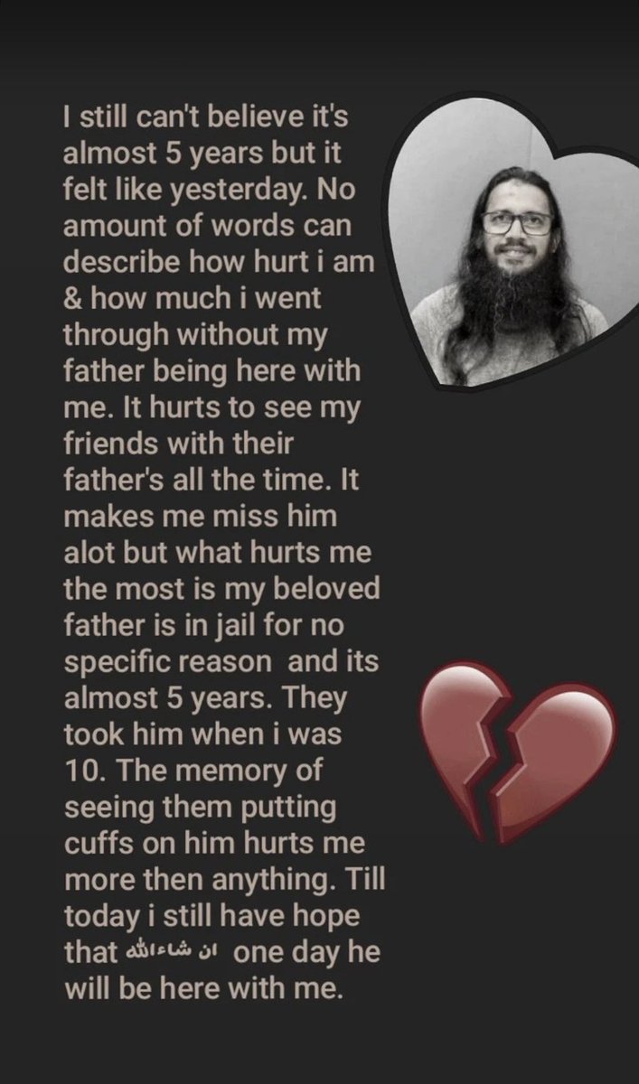 concerned_GenZ's tweet photo. #EndVaanuvaa 
Words of a daughter missing her dad!! https://t.co/Y5tPyeRRiV