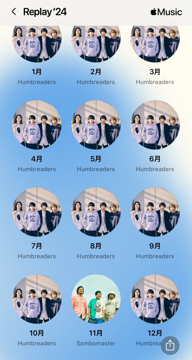 Hum_guitar's tweet photo. 彼氏といつ別れたのかが明確なApple Musicまだおもろい https://t.co/b4mgi4wiBH