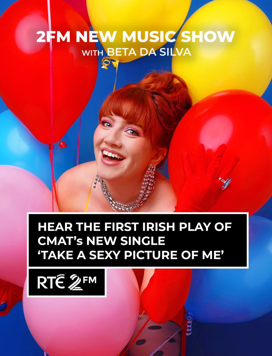 RTE2fm's tweet photo. Exclusive first Irish play of @cmatbaby on the 2FM New Music Show with @betadasilva7 🎙️

#BetaDaSilva2FM | From 7pm https://t.co/3rb1oky3Q8