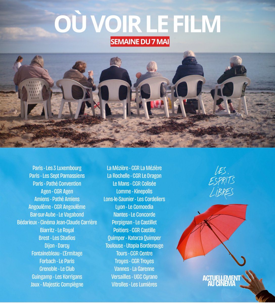 OrdredeMalteFR's tweet image. Vous ne l’avez toujours pas vu ?
Bonne nouvelle ! C’est parti pour la deuxième semaine des Esprits Libres au cinéma. @AloestProd