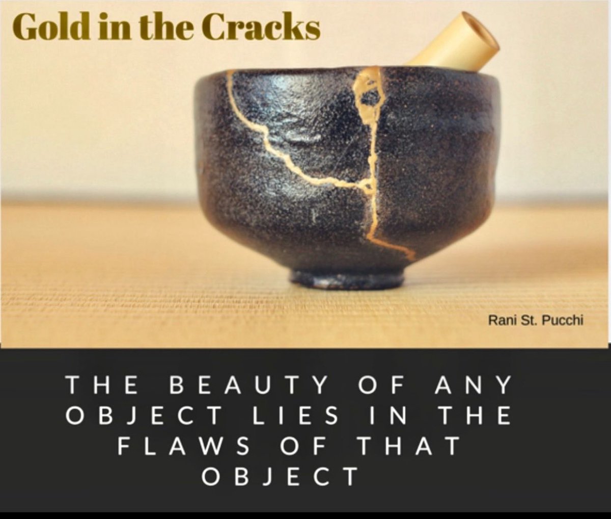Broken pieces and their repair merely contribute to the story of an object, they don’t ruin it. 

A break is something to remember, something of value, a way to make the piece more beautiful, rather than something to disguise. 

Kintsugi is a technique that teaches us that when