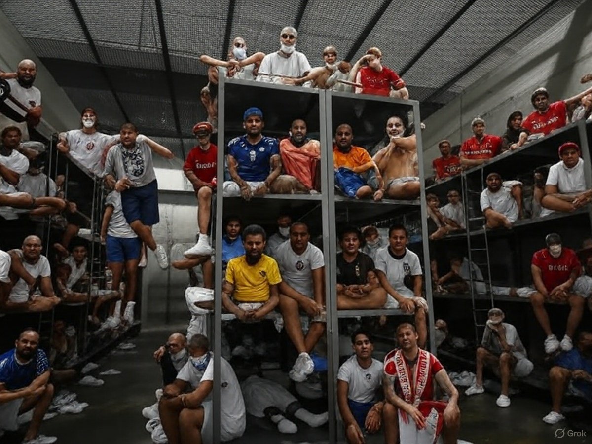 Wer als Fan zur Fußball WM in den USA reist, muss wohl damit rechnen in einem Todesknast in El Salvador zu landen.