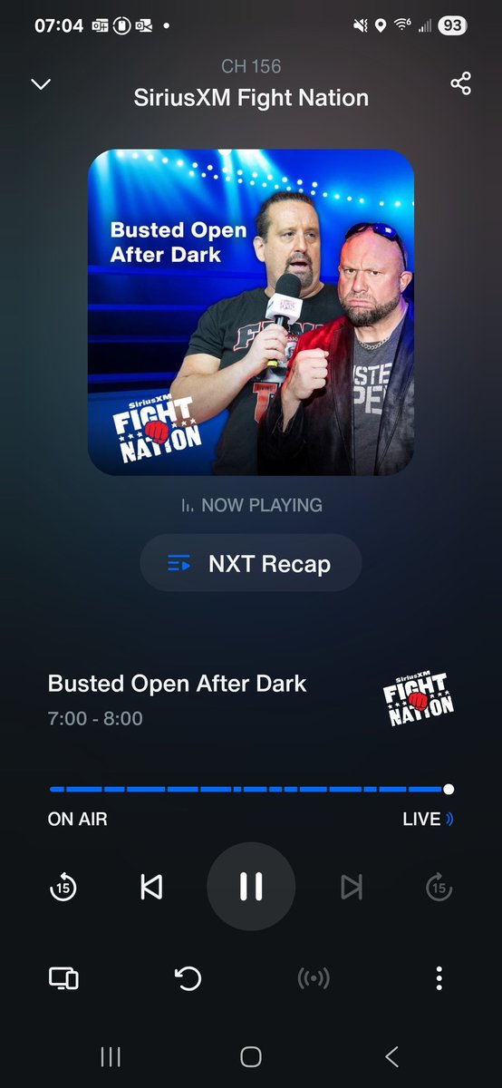 Busted Open: the morning after the night before 
<a href="/BustedOpenRadio/">SiriusXM Busted Open</a> <a href="/bullyray5150/">Bully Ray</a> 
#bustedopen247