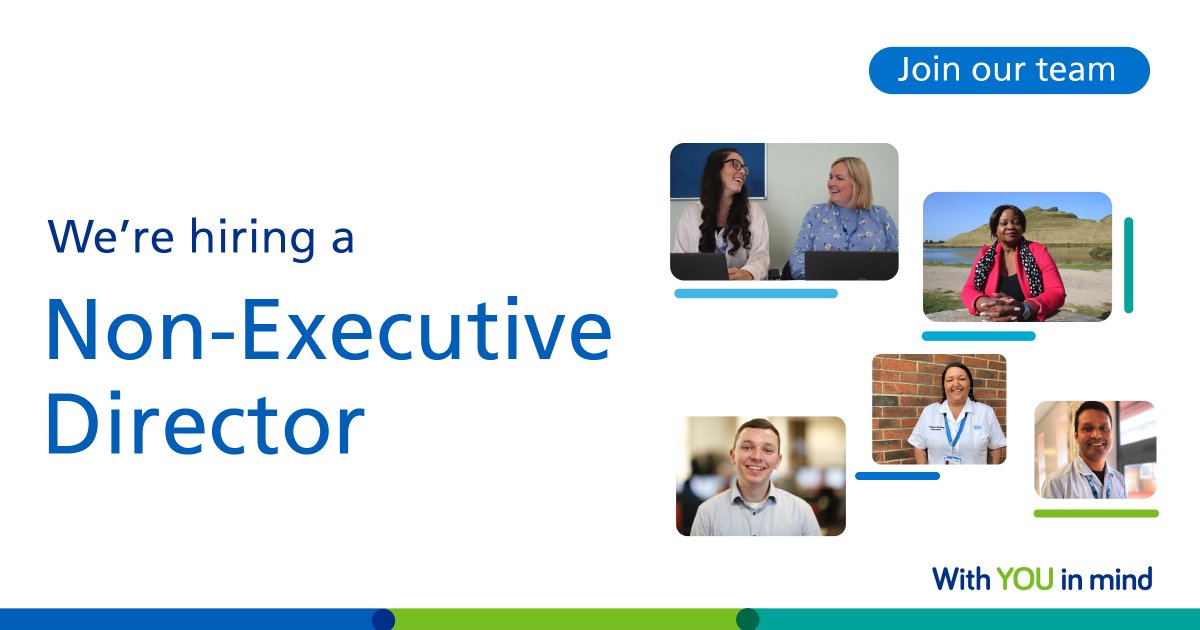 Do you keep service users and carers at the centre of all you do and, in your mind, and heart? 

Join us, we are looking for two Non-Executive Directors to join our Board!

Find out more: healthjobsuk.com/job/v7192262