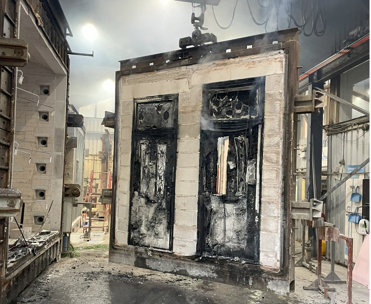 With temperatures over 900°c – our fire door test samples far exceeded the target resistance time of 30 minutes. The test was stopped at 58 minutes with both doors still holding fast.

Another step towards a fire door offering. 
<a href="/WinkhausUK/">🔑Winkhaus</a> 
<a href="/DOORCO_Official/">DOORCO</a>