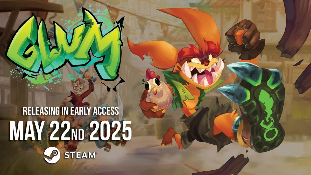 GlumTheGame's tweet image. GLUM is coming in hot on the 22nd of May 🤘 If you’re an influencer who loves physics, comedy and kicking ass, sign up for an early access code here to cover the game on your channel 👇🔥   forms.gle/qLZGmxVfkQWN9D…
#indiegame #indiedev #influencer
