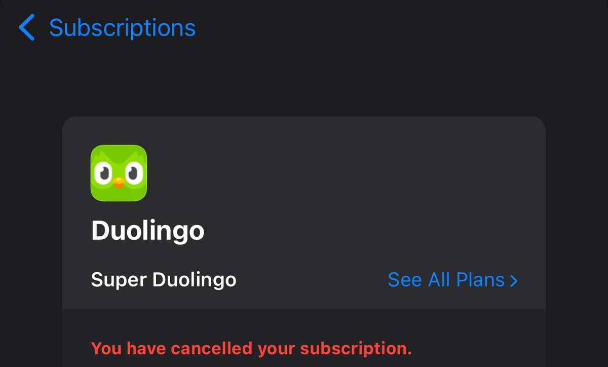 sofeaog_'s tweet photo. Cancelled my Duolingo French lessons #COYG https://t.co/vnKRN3NRMt