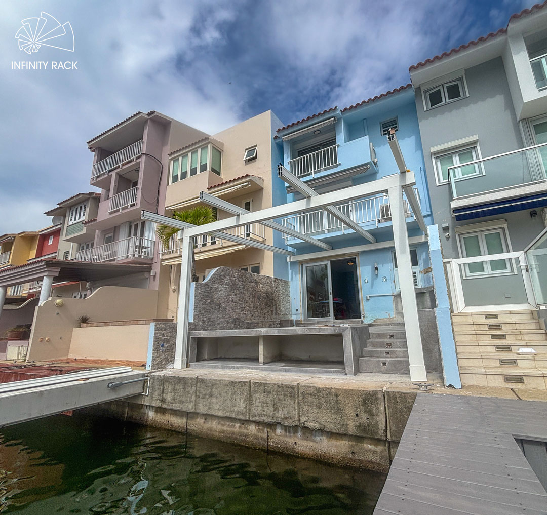 InfinityRack's tweet image. 🛠️ Install in progress in Puerto Rico 🇵🇷!
New Wall Mount Canopy = space-saving, sleek solar 💡

🏡 Mounts to patios, porches, buildings
⚡ Save up to 20%
📦 48 kits available

#InfinityRack #WallMount #SolarCanopy #ShoPros #PuertoRicoSolar #SolarInnovation