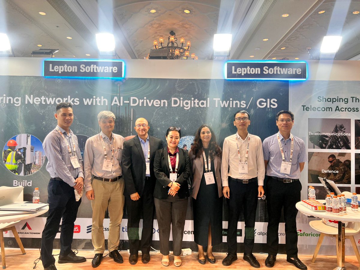 leptonsoftware's tweet image. It’s a wrap! 🌐
From AI-led network design to Digital Twin-based FTTx rollout, #BharatTelecom2025 was a showcase of innovation. Proud moment as our CEO led a powerful panel on broadband for rural growth.
Here’s to driving inclusive, smart connectivity!
#LeptonSoftware